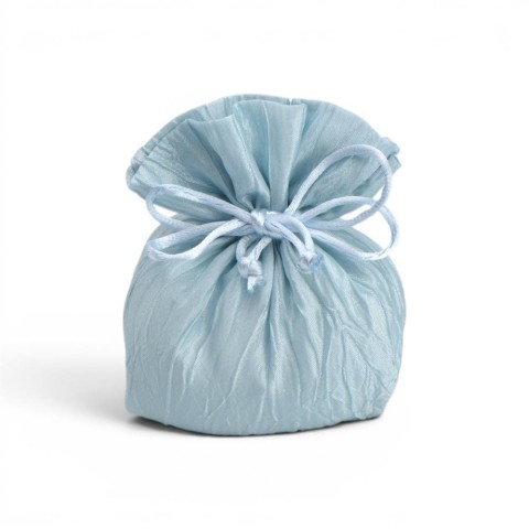 SACCHETTO PLISSE LIGHT BLUE BG1-08192